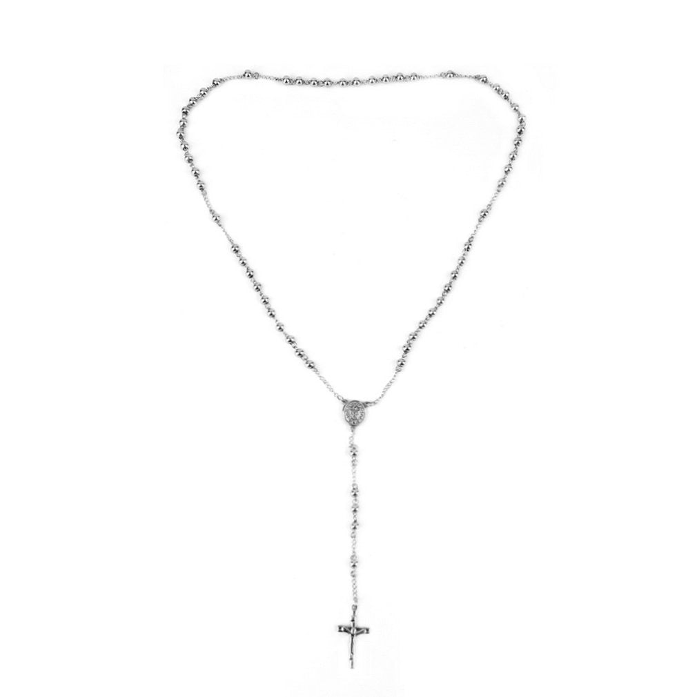 Titanium Prayer Cross Necklace