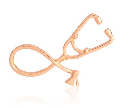 Stethoscope Brooch Pins Nurse Jewelry