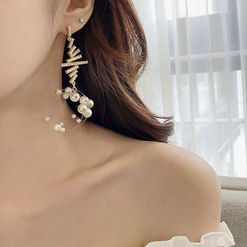 Korean Knot Drop Earrings