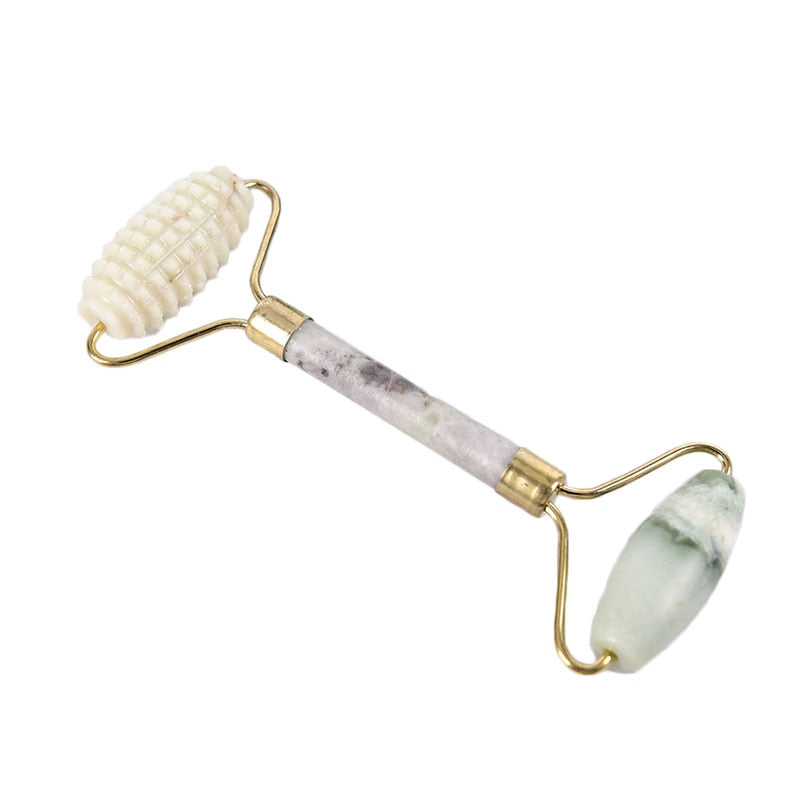 Double Head Jade Facial And Body Massage Roller