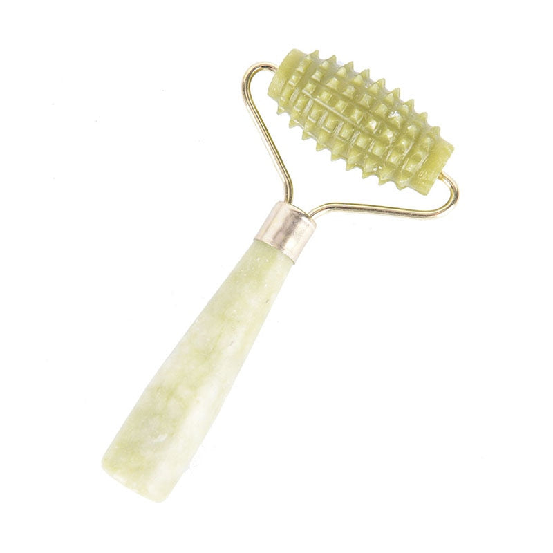 Double Head Jade Facial And Body Massage Roller