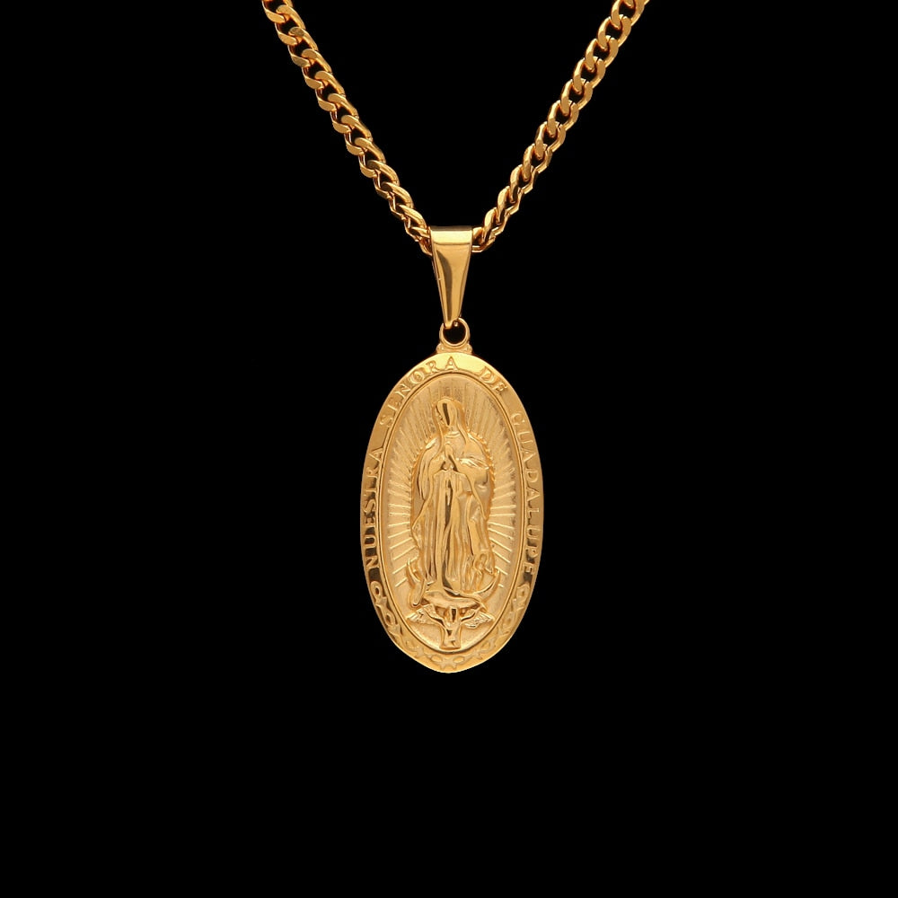 Catholic Religious Virgin Mary Necklace