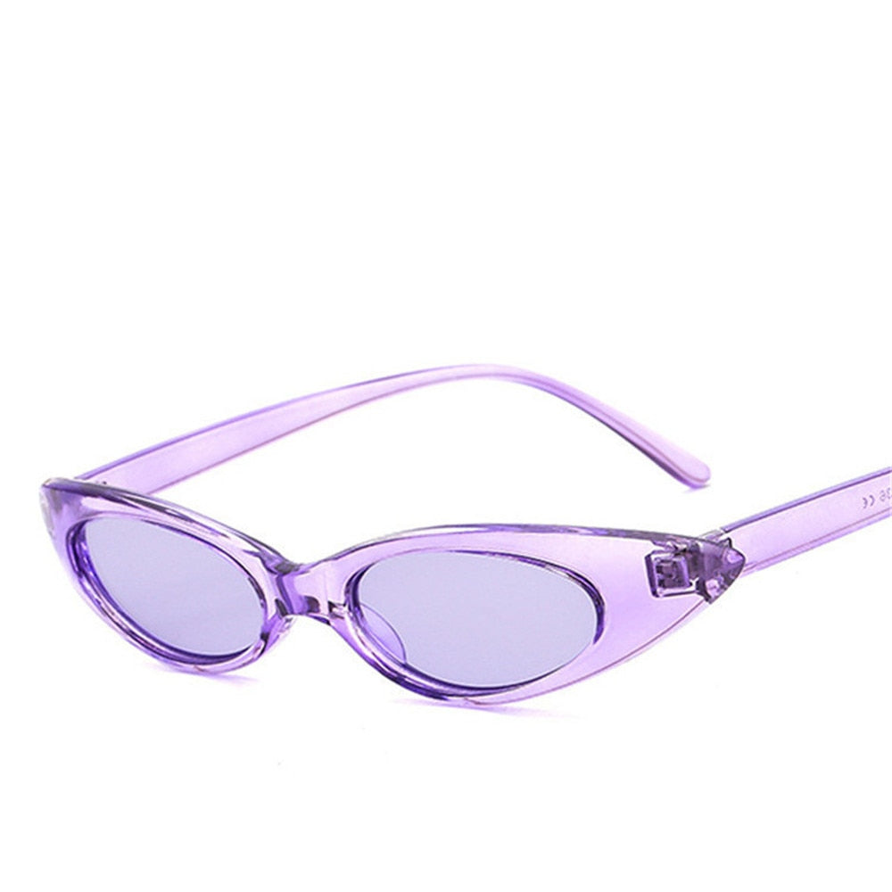 Vintage Colored Sexy Cat Eye Sunglasses