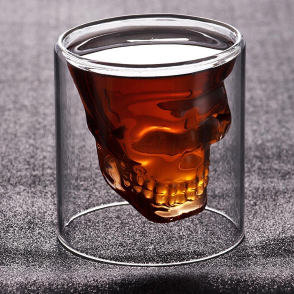 Drinking Skull Shot Glass