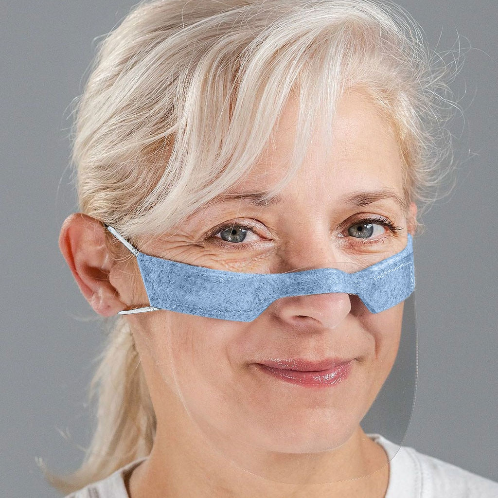 5PCS Women Lip Visual Washable Reusable  Masks