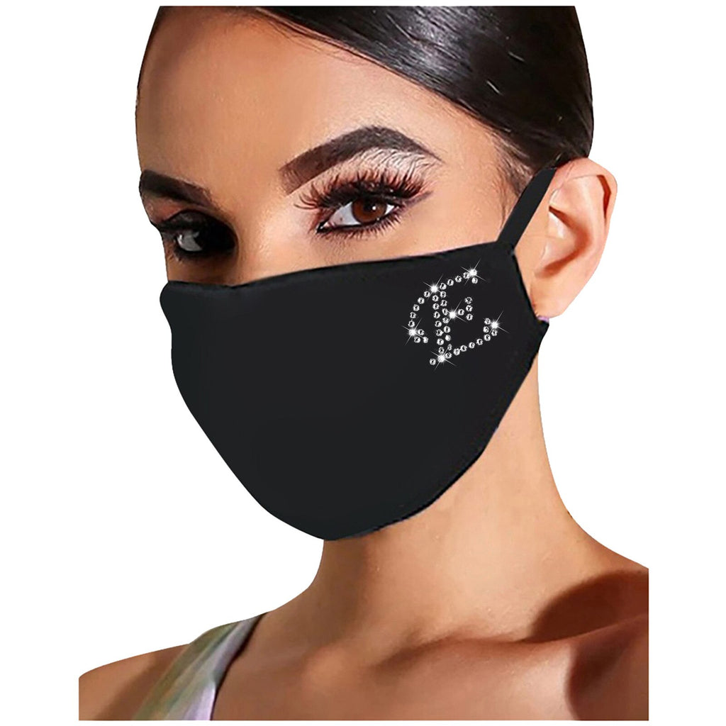 A-Z Bling Face Mask