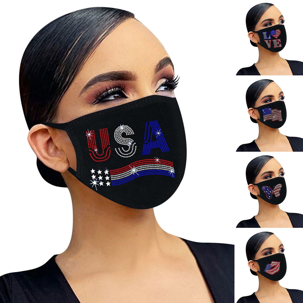 Unisex USA Silk Cotton Face Masks