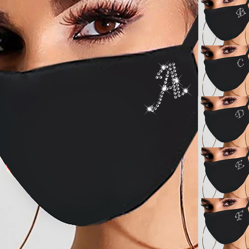 A-Z Bling Face Mask